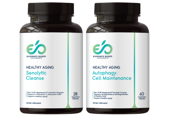 Evidence Based EB Supplements Senolytic Healthy Aging Program Supplements