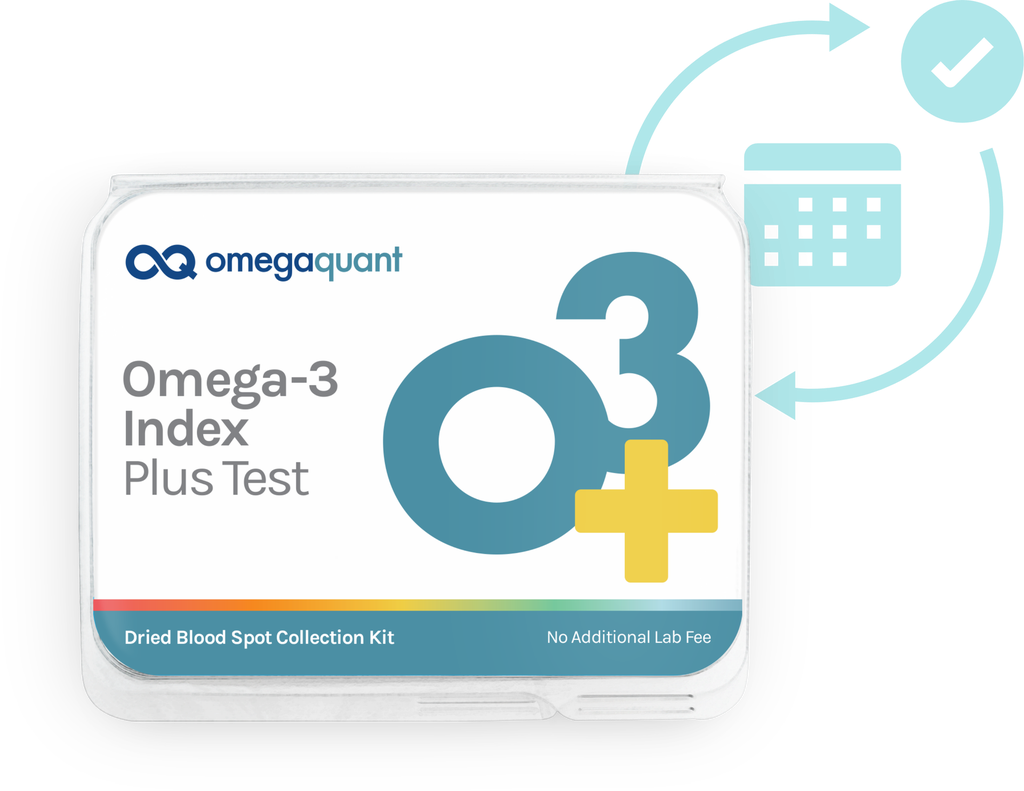 [KO3PLUS-OQ-USA] Omega-3 Index Plus Test Kit - Subscription (Autoship) (Bi-Annually (ships every 6 months))